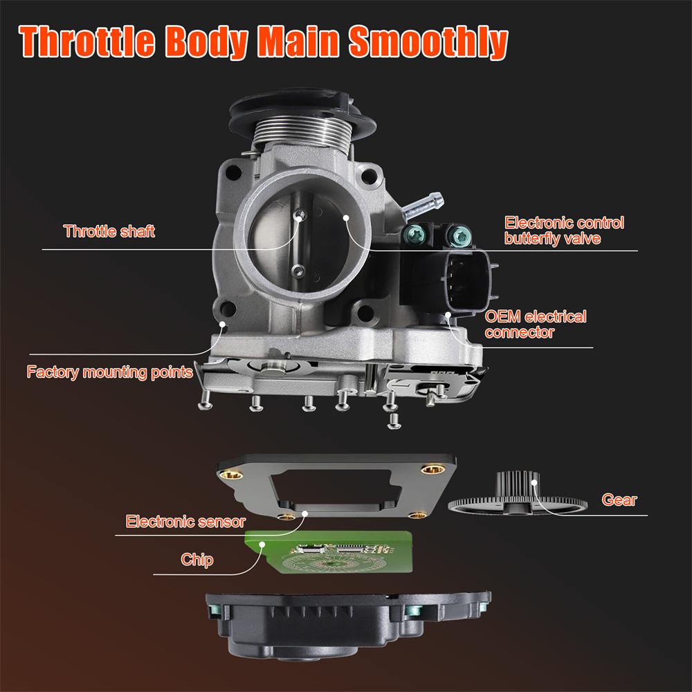 Throttle Body For Chevrolet Matiz 2011-2015 1.0L M200, Spark 2011 1.2L 96439960
