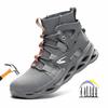 Safety Boots Man for Work Indestructible Shoes Steel Toe Cap Safety Sneakers for Work Puncture Proof Industrial Safety Shoes