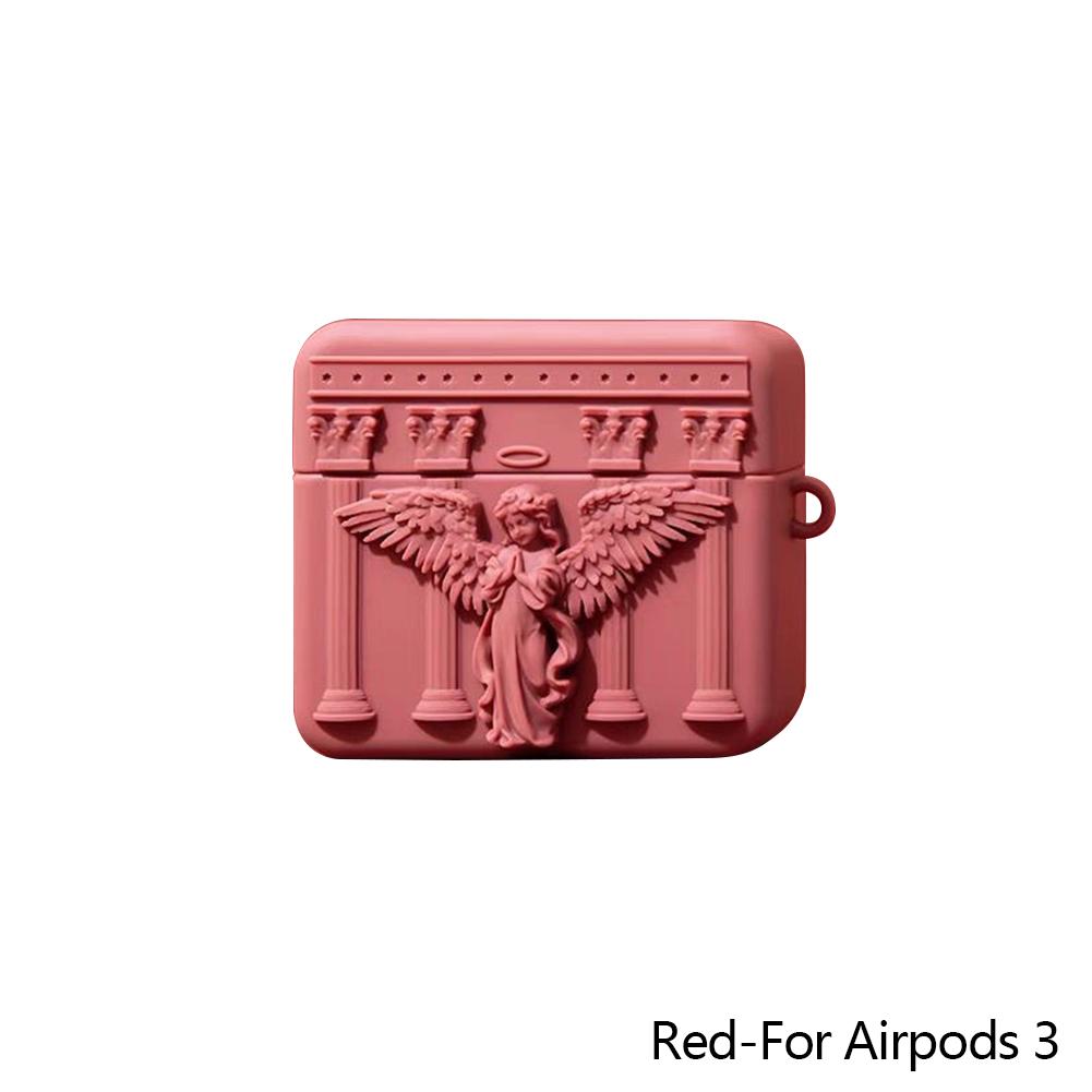 Cute 3D Prayer Angel Silicone Case For Airpods 3 2 1 Wireless Charging Protective Shell Soft Cover For Airpods Pro 1 2