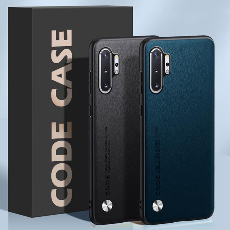 Custodia Lussuosa in Ecopelle PU per Samsung Galaxy Note 10 Plus Cover Posteriore Custodia per Telefono in Silicone Protezione Completa per Samsung Note10 Plus 5G