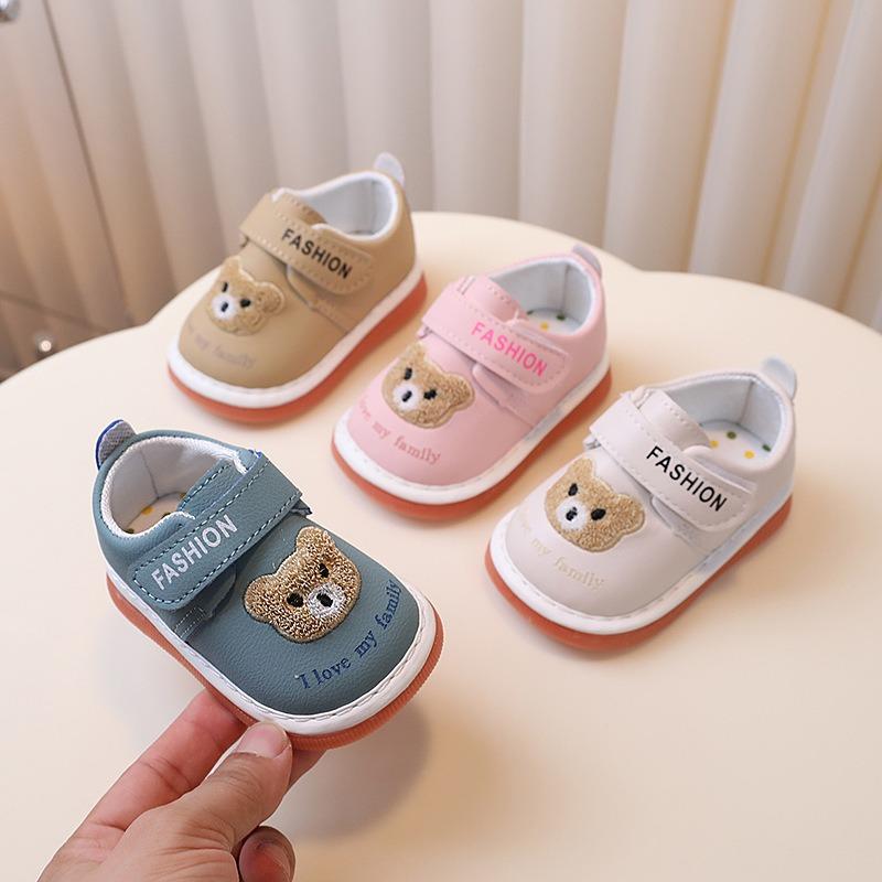 Buty Dziecięce Wiosna/Jesień - Kreskówkowe Miękka Podeszwa Piszczące Buty dla Maluchów Unisex (1-2 lata)