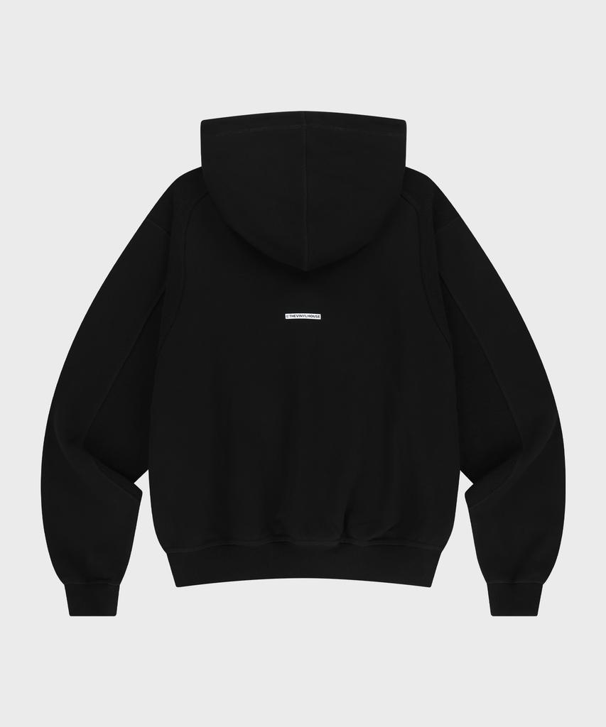 Cut-Off Hoodie Black