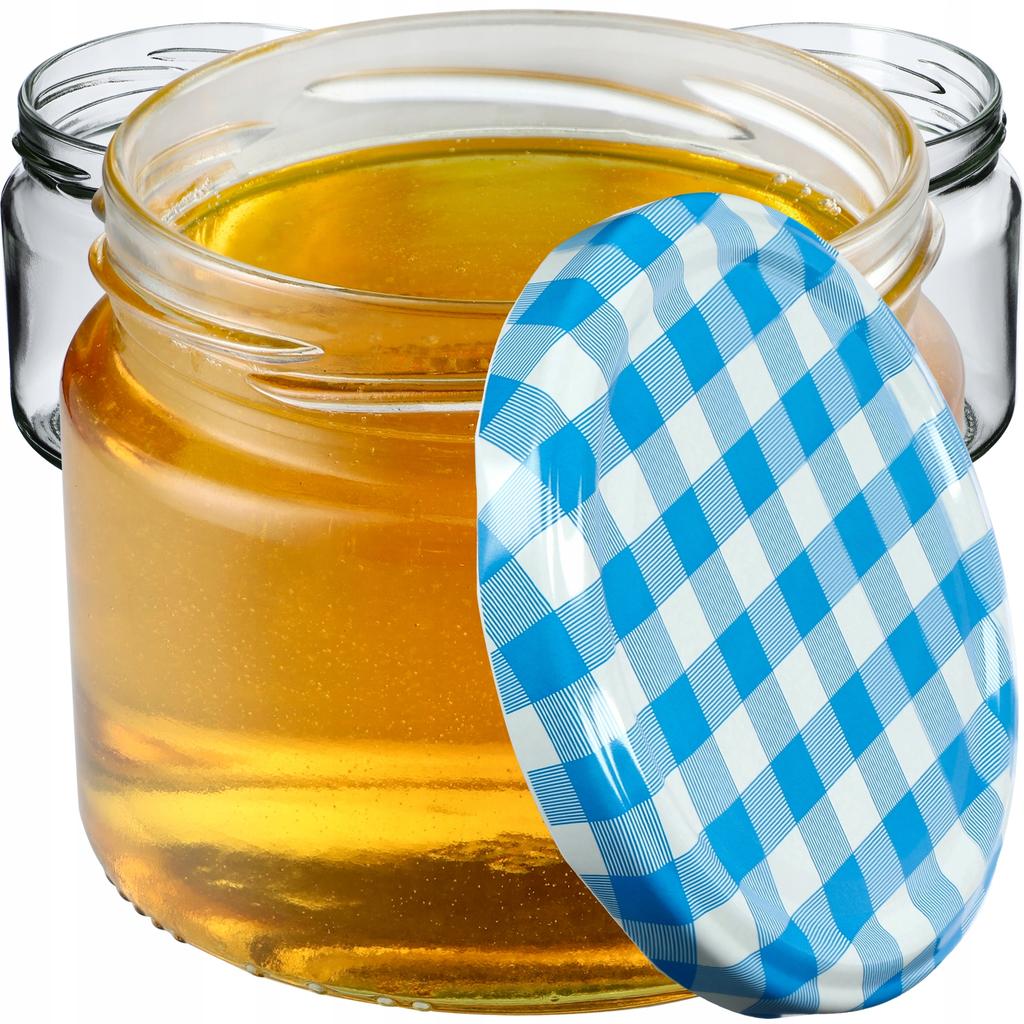 KADAX Sonka 330ml Preserve Jars 10pcs 82mm + Lids