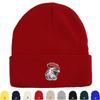 Vivid Parrot Print Knit Hat Beanie, Animal Skull Cap Warm Soft Sporting Gorro Knit Cap Beanie