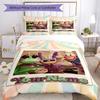 Circo Digitale Personalizza il tuo nome Set Biancheria da Letto Copripiumino Traspirante con Federe Decorazione per la Casa Regalo di Compleanno