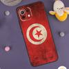 Tunisia Flag Map Case For Xiaomi 13T 12T 11T Pro 13 14 Ultra 12 Lite POCO X6 M6 F5 F6 Pro X5 X3 F3 M5s Cover