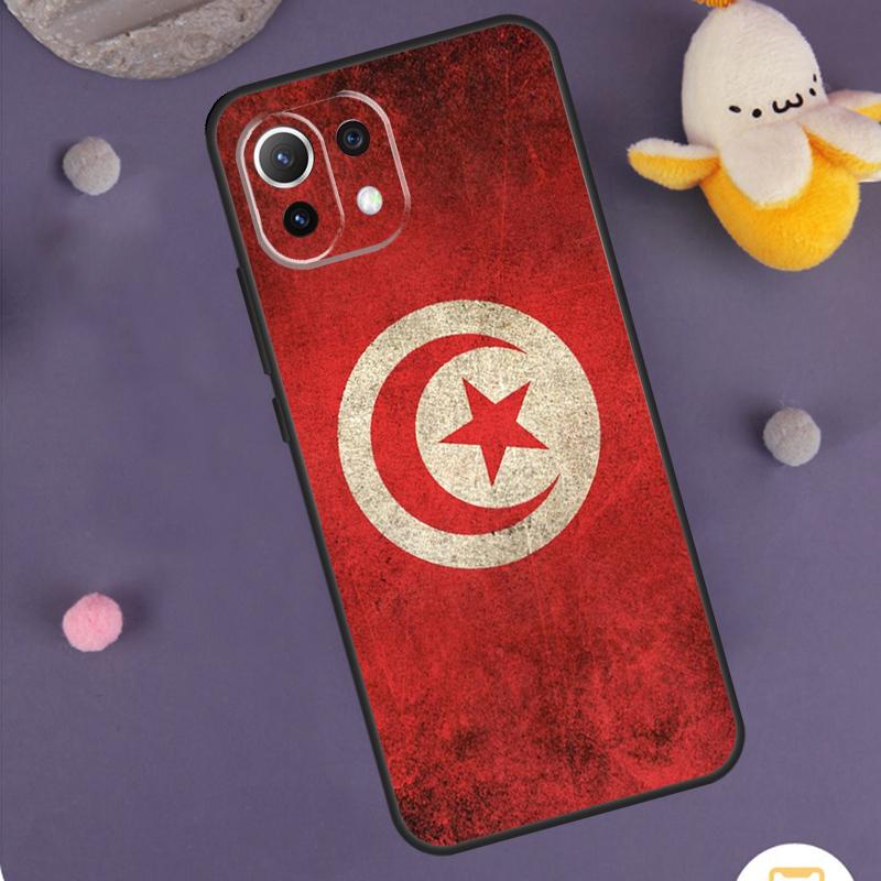 Tunisia Flag Map Case For Xiaomi 13T 12T 11T Pro 13 14 Ultra 12 Lite POCO X6 M6 F5 F6 Pro X5 X3 F3 M5s Cover