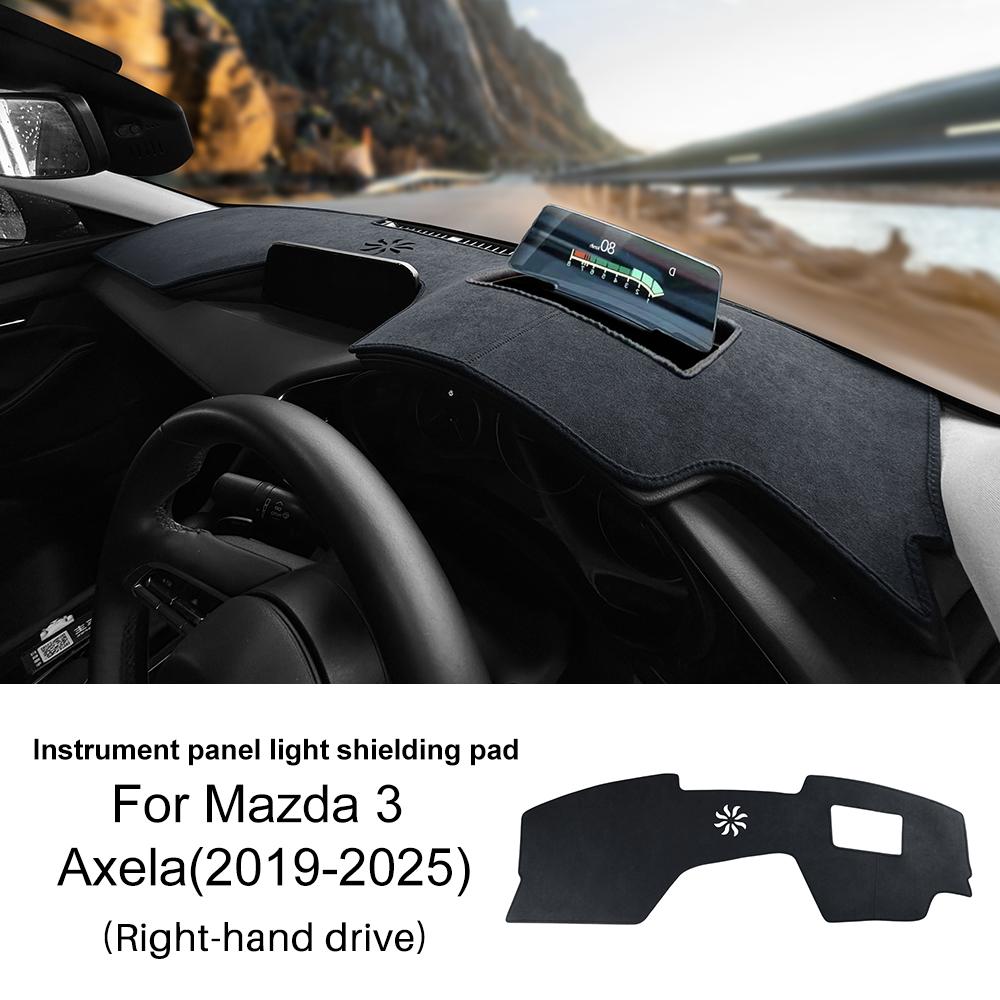Flannel Car Dashboard Cover For Mazda 3 BP Axela 2019 2020 2025 2025 2025 2025 2025 Sun Shade Mats Instrument Panel Case Carpets