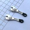2Pcs Doll House Mini Home Decoration Simulation Maintenance Tool Wrench Hammer