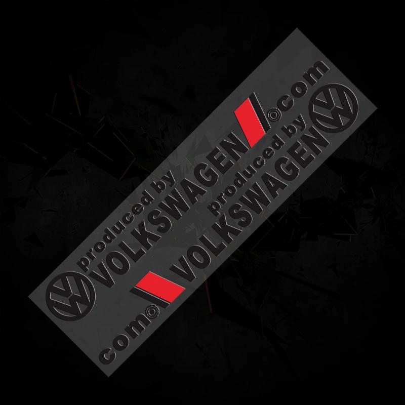 

VW GTI GOLF 2026 Hot For VW VOLKSWAGEN 2PCS Car Laser Windshield Sticker Auto Door Side Decal Strip for Volkswagen Passat Tiguan красный