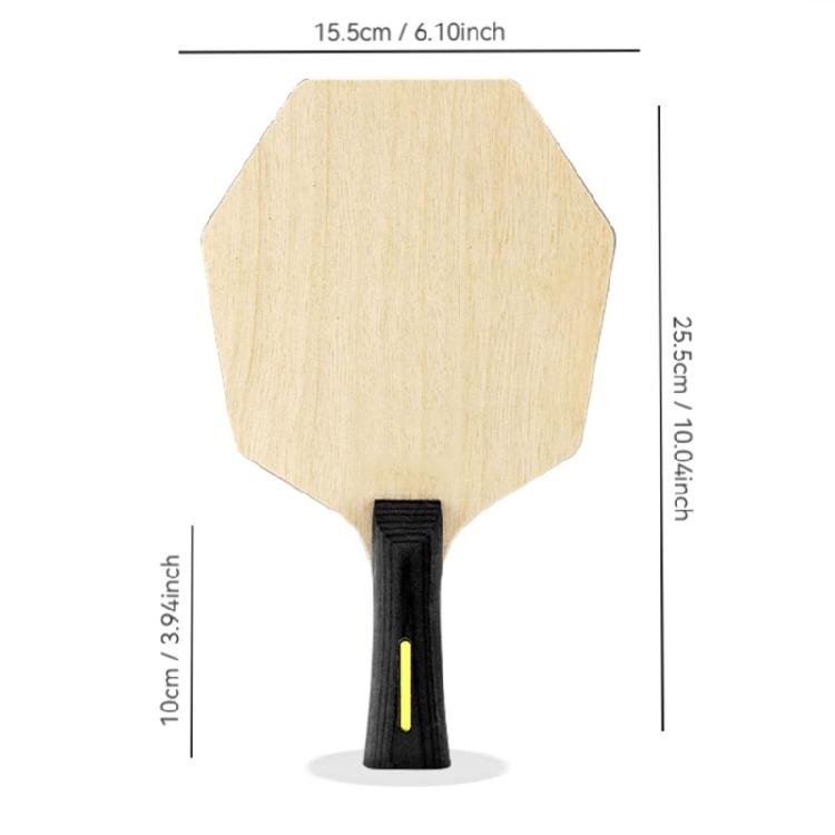 Hexagon Table Tennis Racket Bat Base Pingpong Racket Bottom Plate Beginner Training PingPong Racket Easy to Use
