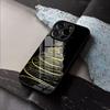 Merry Christmas Tree Phone Case For IPhone 17 Air 16 E Pro Max 15 14 13 Mini 12 Pro 11 Max Plus Black Glass Cover