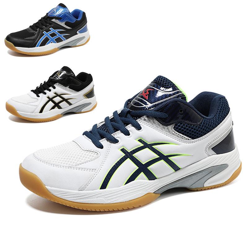 New badminton shoes beef tendon sole volleyball shoes men and women adult middle school students sports shoes tennis table tennis shoes men