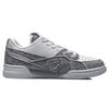 Li Ning 937 Deluxe Low Fabric Shock Absorption Slip Resistant Durable Rebound Low Top Retro Basketball Shoes Women sneaker Gray AGBR050-5