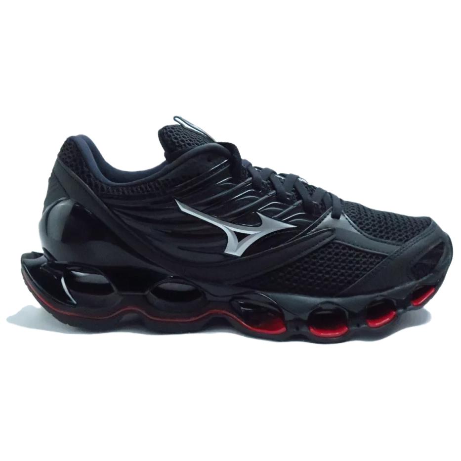Mizuno Wave Prophecy 13 S Black Red Men Sneakers J1GC244905