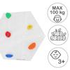 Climbing Wall Cube 4 White - Coloured Grips