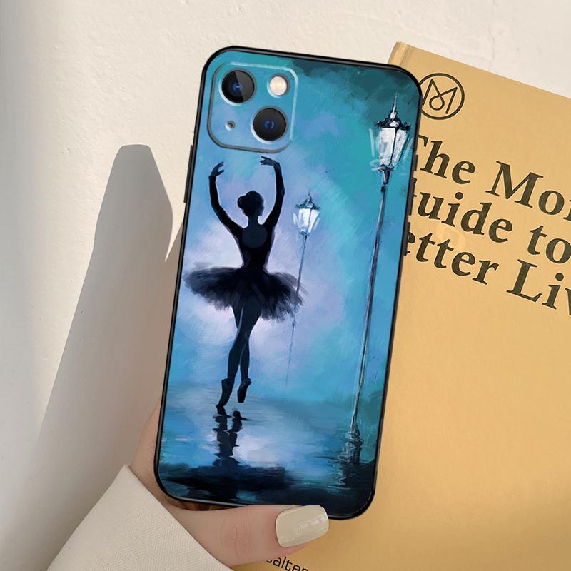 

Gymnastics Oil Painting Phone Case For iPhone 17 16 15 13 11 12 14 Pro Max mini XR 16e 15 16 Plus 17 Air Full Cover iPhone 15