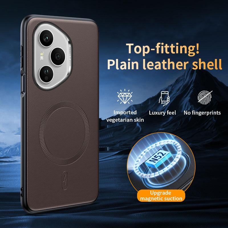 For Honor 400 Pro Case Magnetic Leather Shield Cover For Honor 400 Pro High Quality Anti-Fingerprint Non-Slip PC+TPU