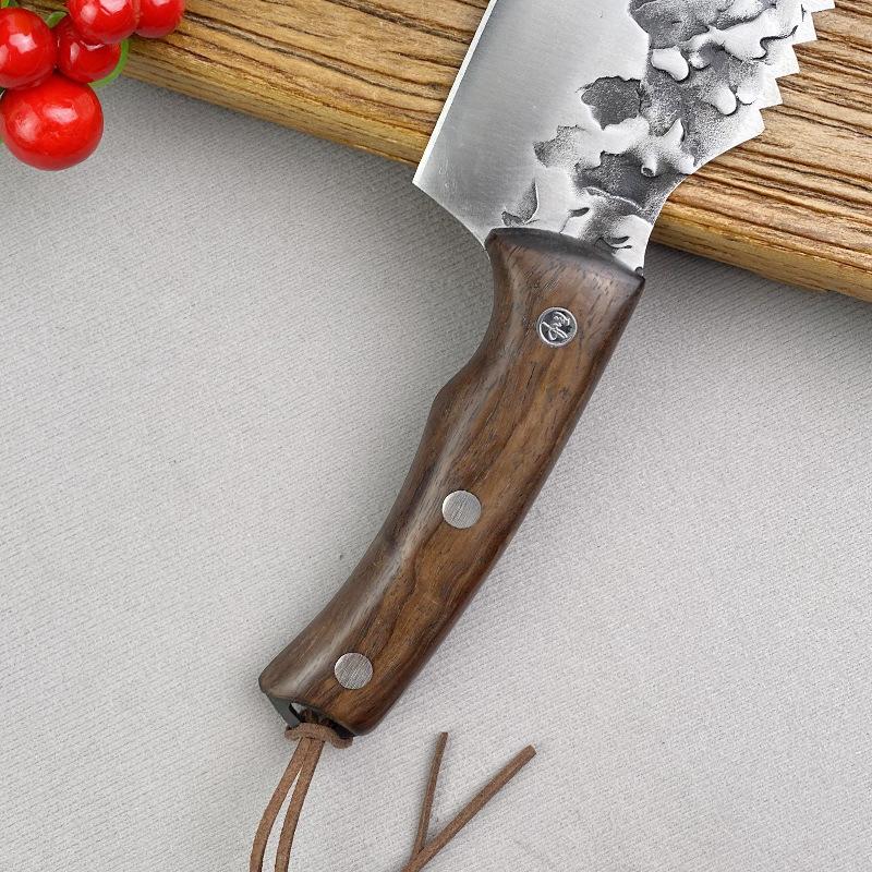 Chef Utility Knife Slicing Fish Fruit Steak Knife Kitchen Knives Butcher Boning Knife Hand Forged Wood Handle Cleaver Meat Knife
