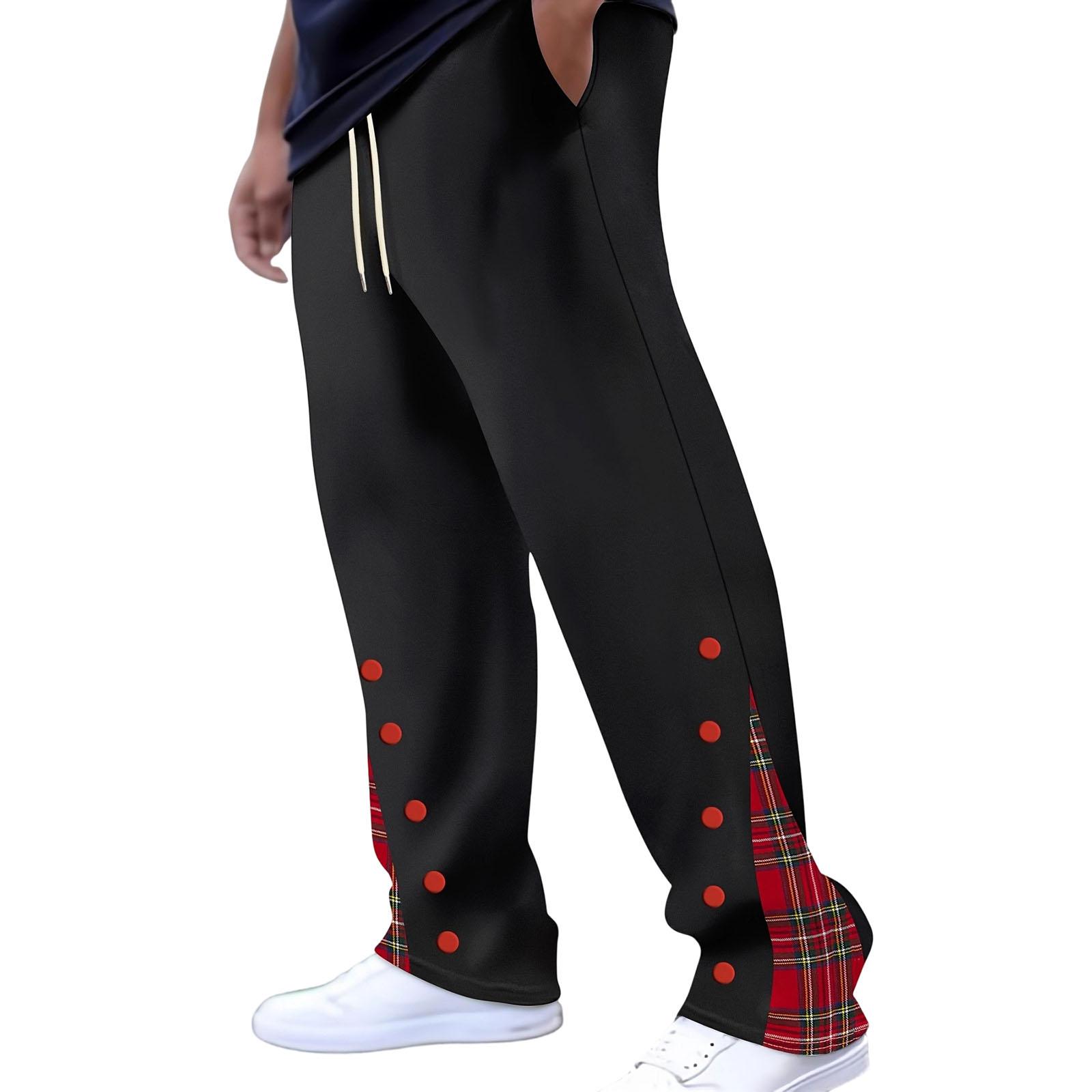 

Men s Outdoor Sports Loose Big Pocket Workwear Trousers L