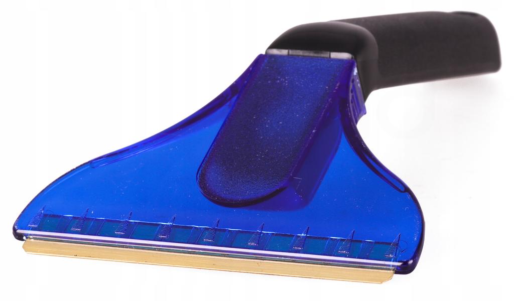 Car ice scraper for windows, brass blade, 20cm