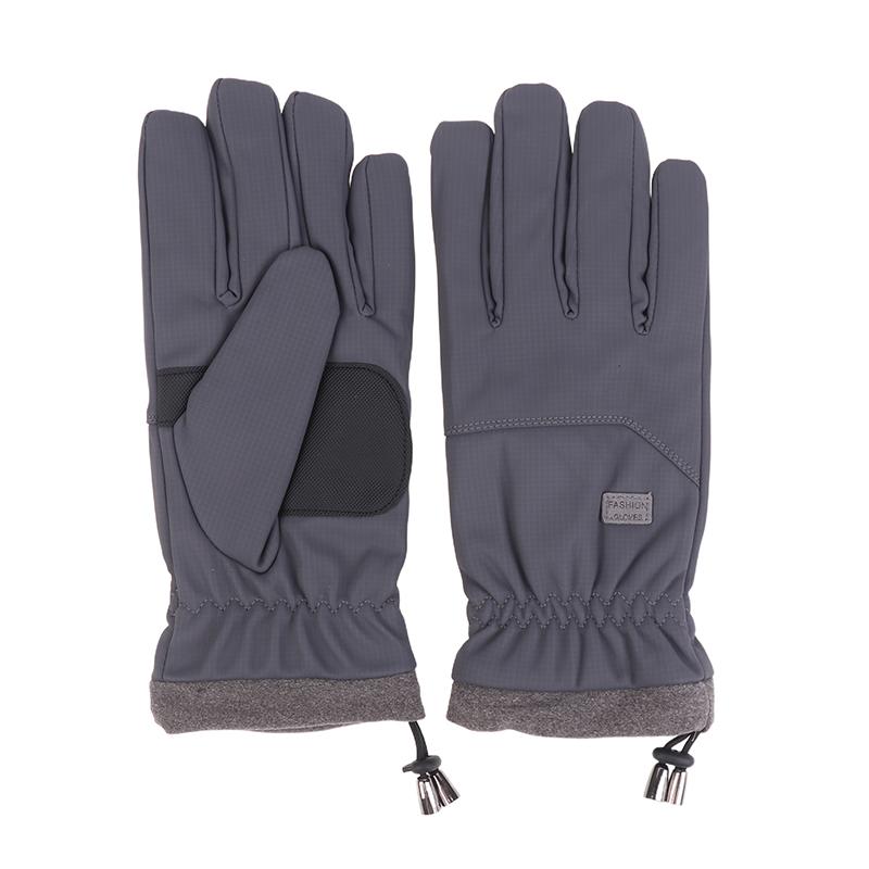 Winter Cycling Gloves Men's Motorcycle Winter Warm Touch Screen Gloves Outdoor Waterproof Windproof Keep Warm Road Bike Gloves