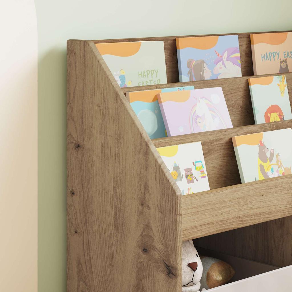 Kids Shelf Artisan Oak 72.5 x 29.5 x 69 cm Particleboard