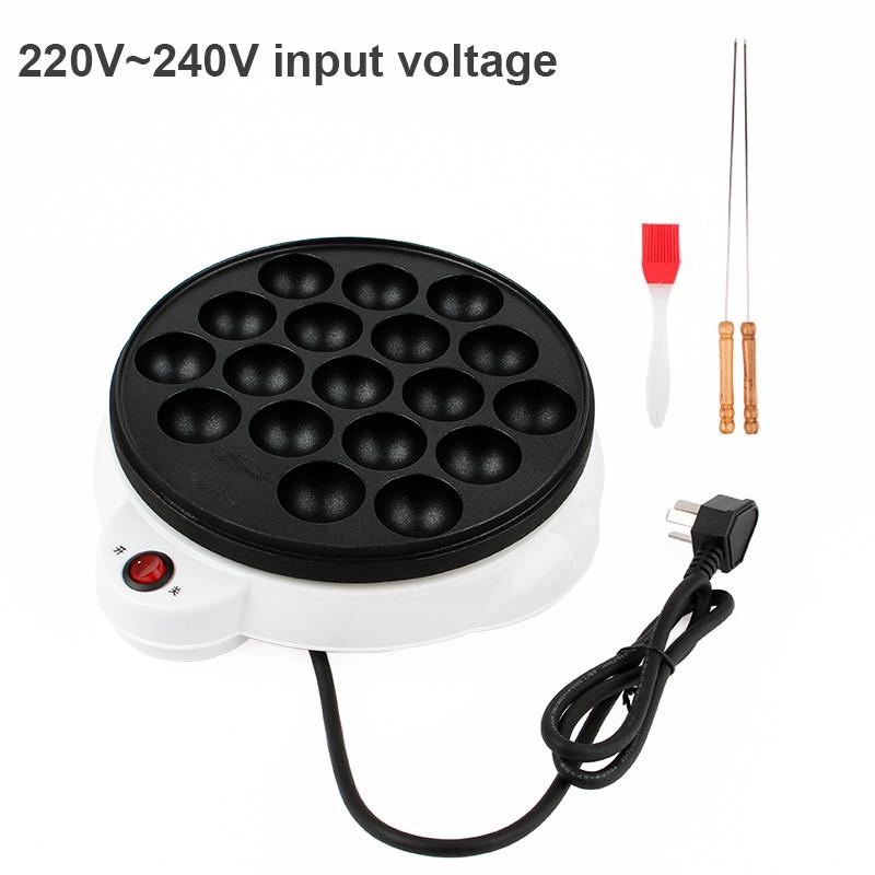650W Household Maruko Baking Machine Electric Takoyaki Maker Donut Octopus Ball 18 Holes Grill Pan Professional Cooking Tools