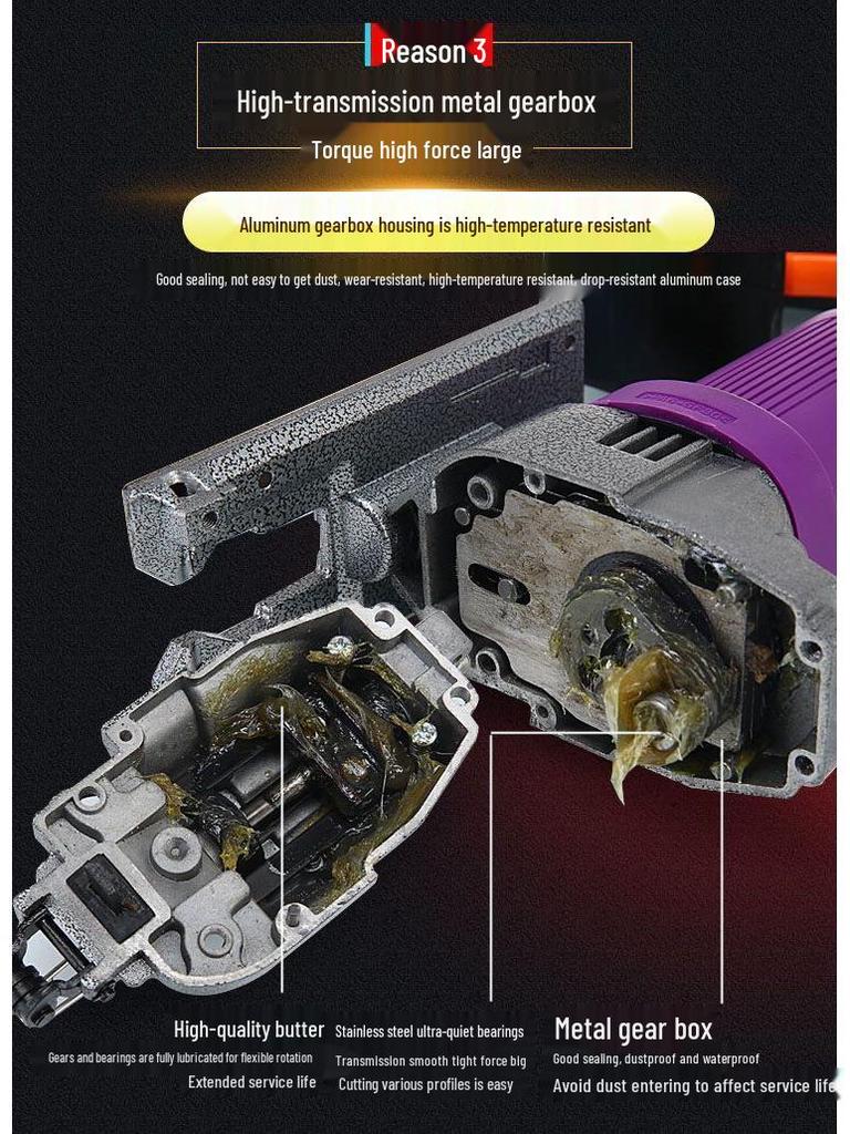 Industrial-Grade Multifunctional Reciprocating Scroll Saw - Electric Woodworking Jigsaw