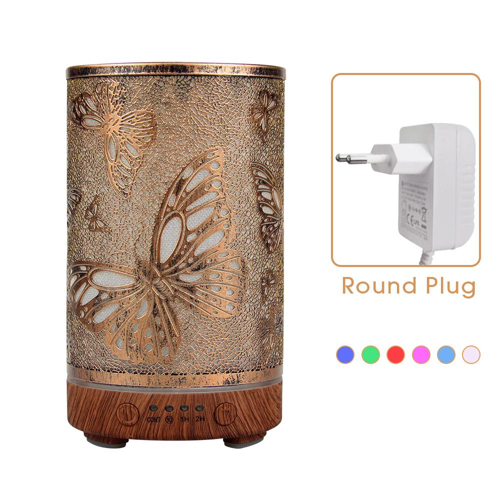 100ml Humidifiers Cool Mist Top Fill Essential Oil Diffuser for Bedroom Large Room Home Baby Nursery and Plants with Nightlight