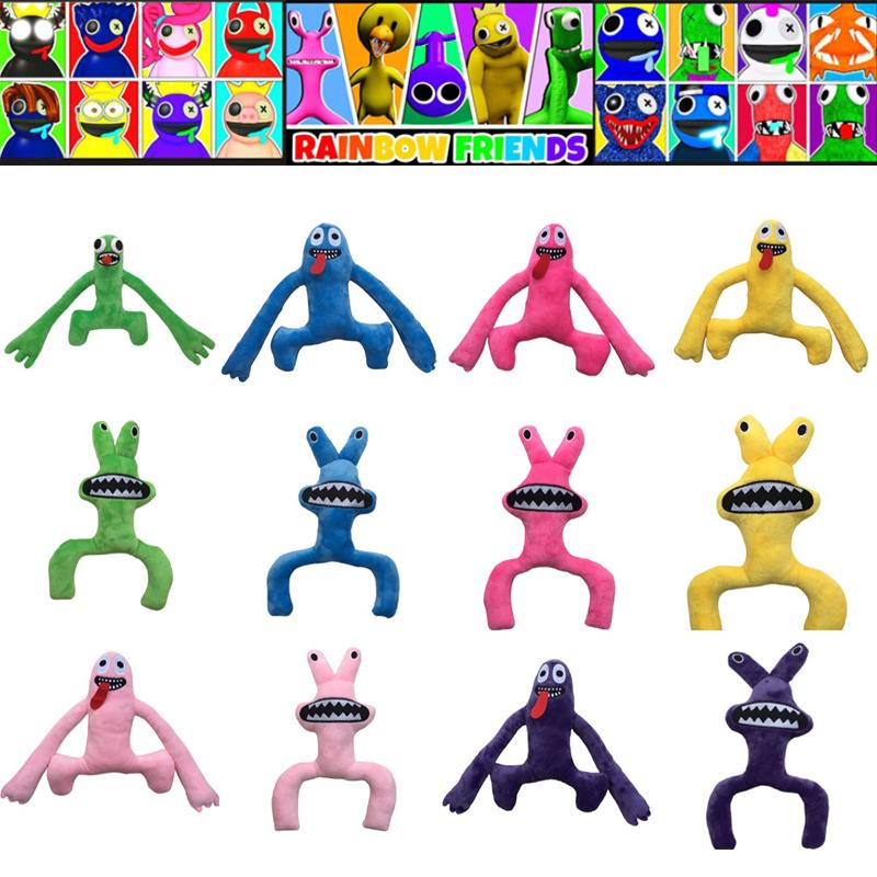 Friends Roblox Rainbow Plush Toy Pink Frog Stuffed Doll Kids Baby Xmas Gifts