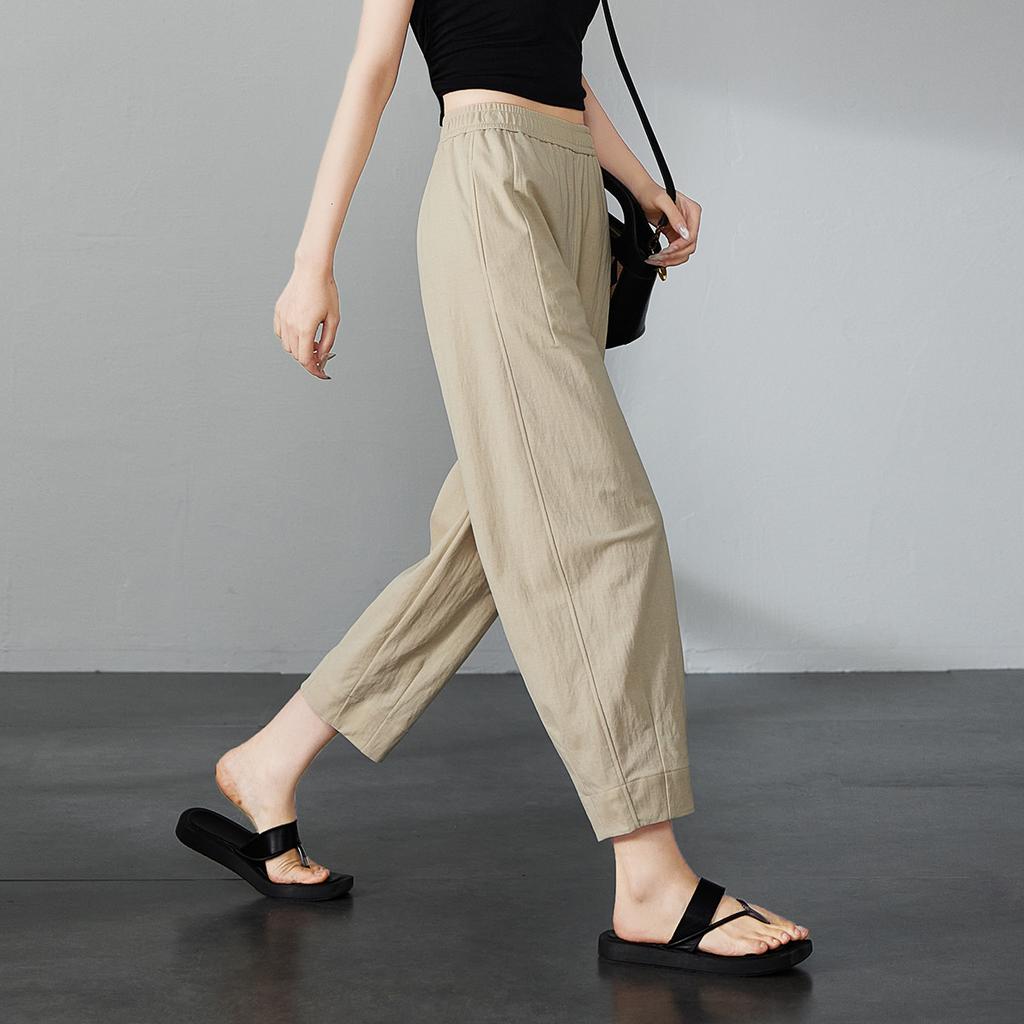 Summer thin Haren pants for women 2025 summer loose casual versatile lantern pants