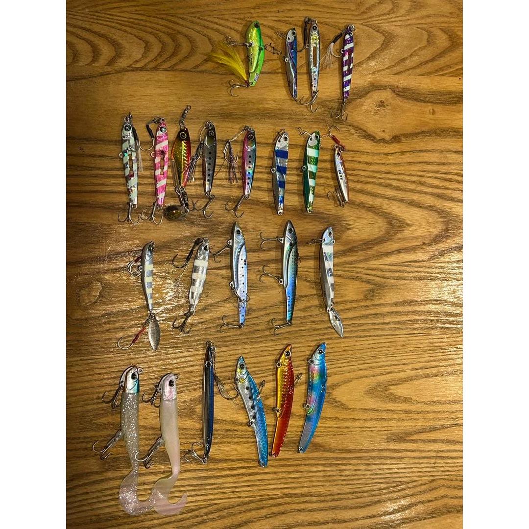 Used Bulk sale of various metal jigs etc.