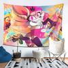 Helluva Boss Beelzebub Tapestry Wall Hanging Aesthetic Home Decor Tapestries for Living Room Bedroom
