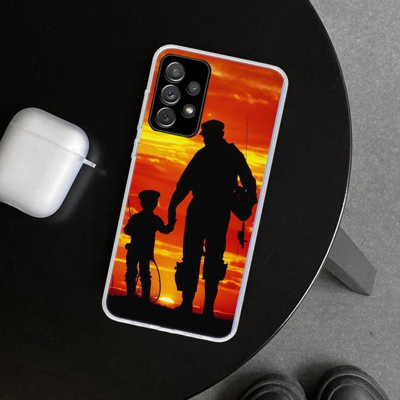 Hunting Fishing Man Phone Case for Samsung Galaxy A17 A16 A26 A36 A56 A57 A37 A15 A25 A35 A55 A14 A24 A34 A54 A13 A23 A33 A53 Ga