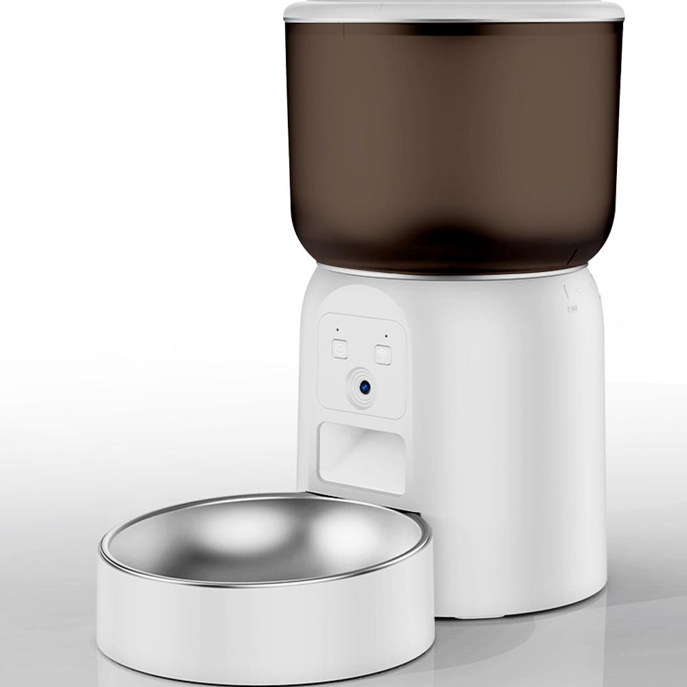 3L Stainless Steel Pet Feeder Intelligent Automatic Pet Feeder Wifi Camera Smart Dry Food Pet Cat Bowl Dog Video Smart Bowl