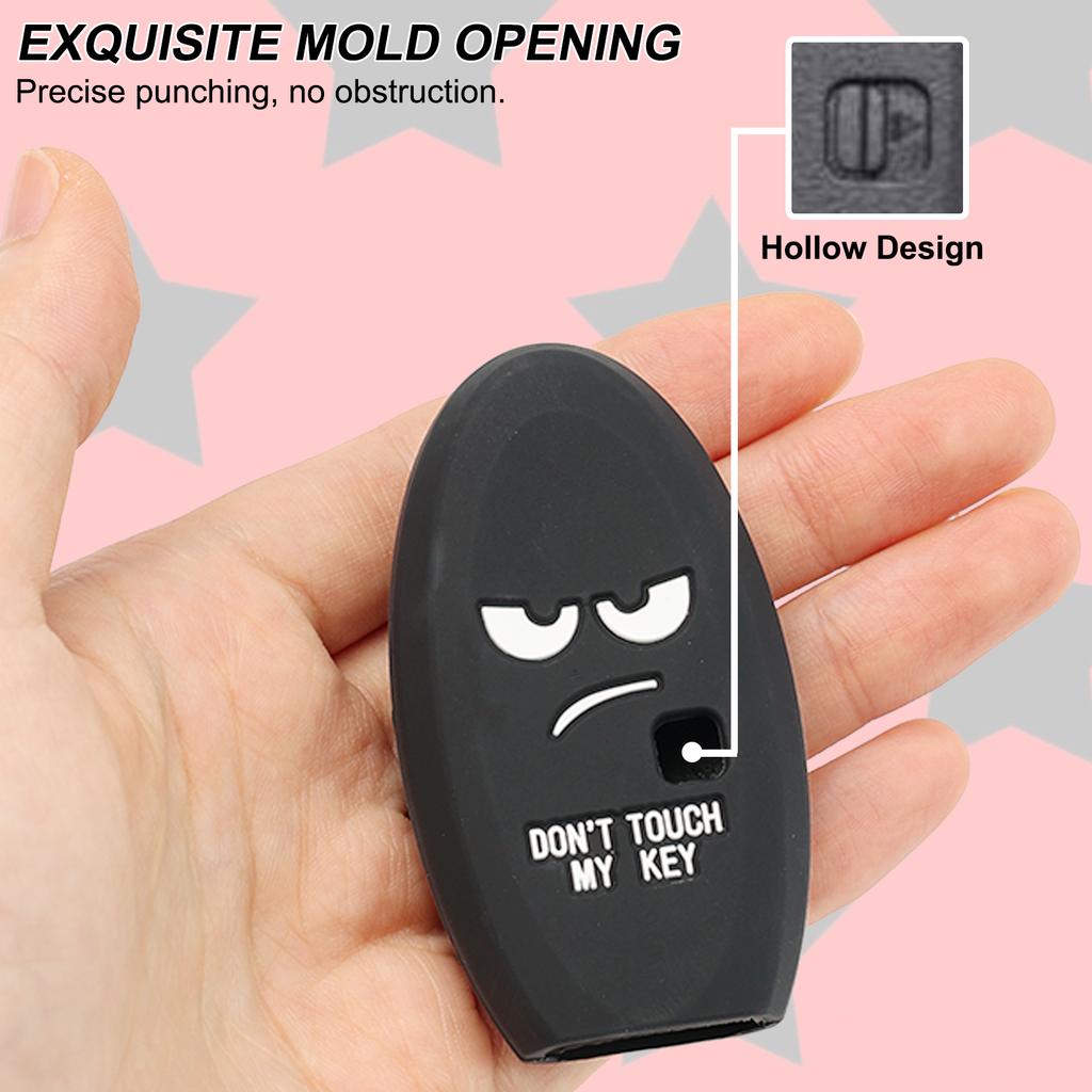 Silikonowy Pokrowiec na Kluczyk z 3 Przyciskami Dla Nissan Qashqai Micra Juke F15