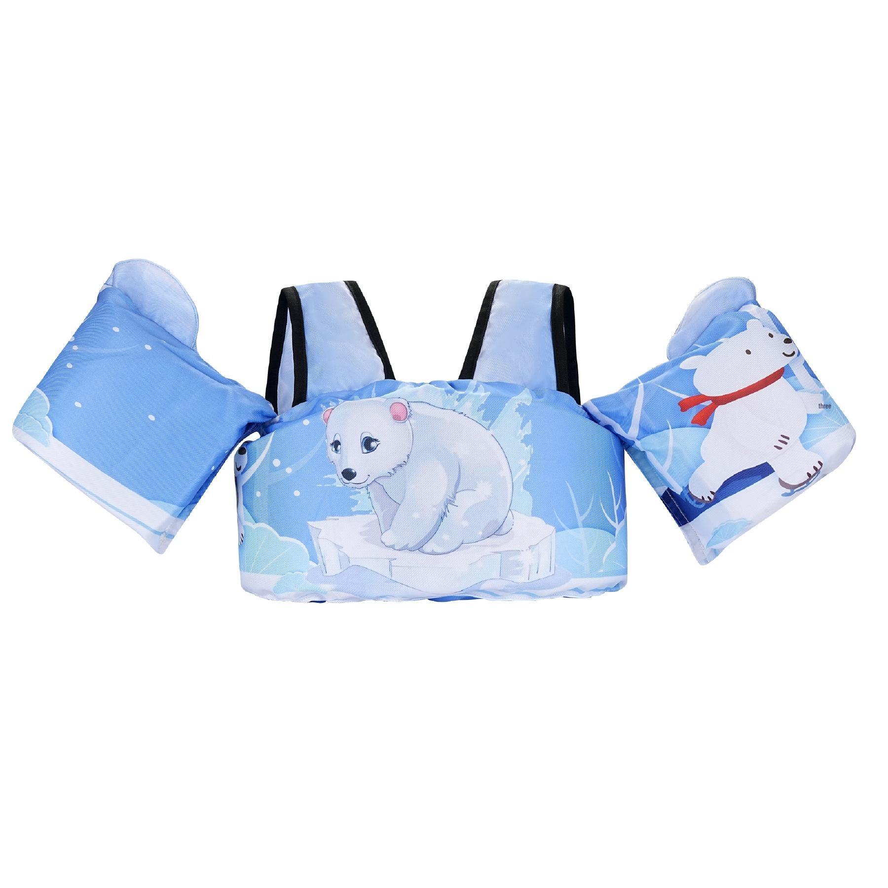 Children s Cartoon Flotation Suit and Armbands Swimming Gear