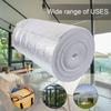 1 Rolle Wand-Wärmedämmung Reflektierende Folie Aluminiumfolie Wärmedämmfolie Dach-Wärmedämmfolie Hausheizung