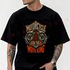 Moto King Motorcycle On The Raceway Design Men T-shirt High Quality Funny Cotton Casual Cool Short Sleeve Hip Hop Tees