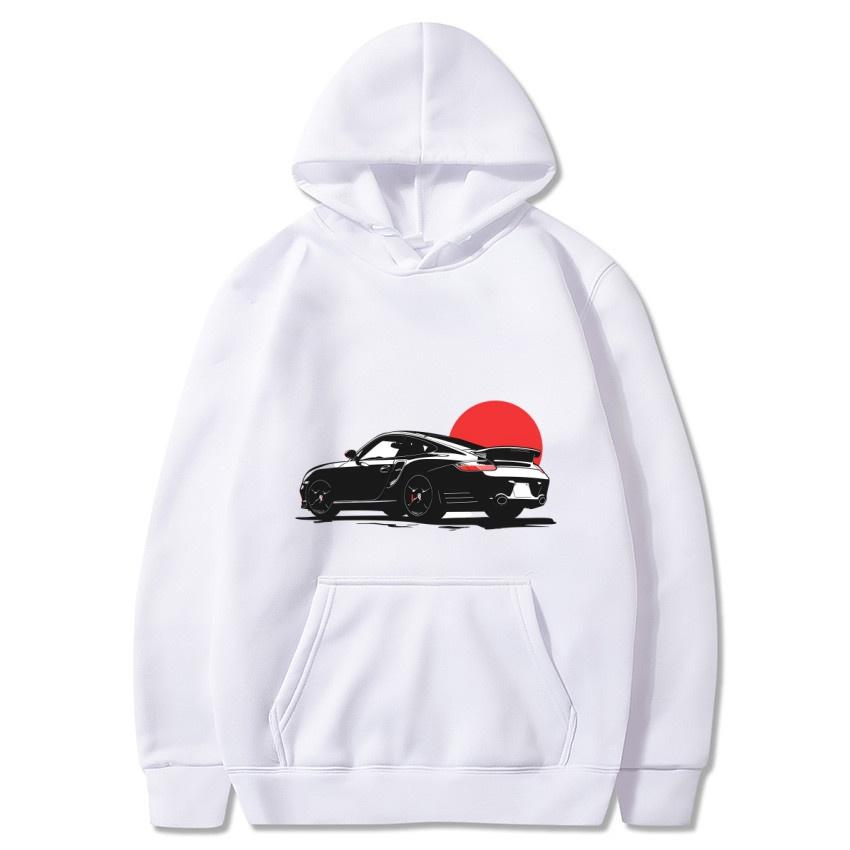 Sports cars, luxury cars, printed autumn and winter hoodies, men's and women's long sleeved streetwear, hip-hop warm hoodies
