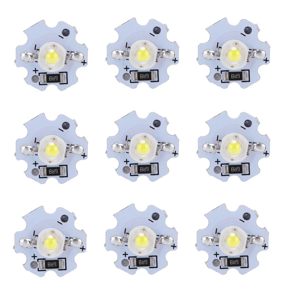 25Pcs 5V LED Chips 200LM 1W High Power LED Lamp Beads for DIY Lighting FixturesPure White
