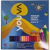 Navneet Youva Premium Multicolor Colour Pencils For Students, Professionals, Beginners, Colour Pencil For Gift, Pack Of
