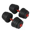 Adjustable Cement Dumbbell Barbell Set for Men's Fitness - Solid Cross-border Home Gym Equipment.