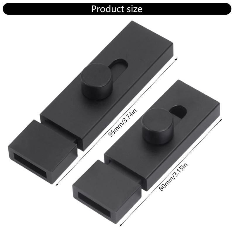 Easy to Install Aluminum Door Catches Metal Door Fastener Providing Long service  Protections for Cabinets & Storage Room