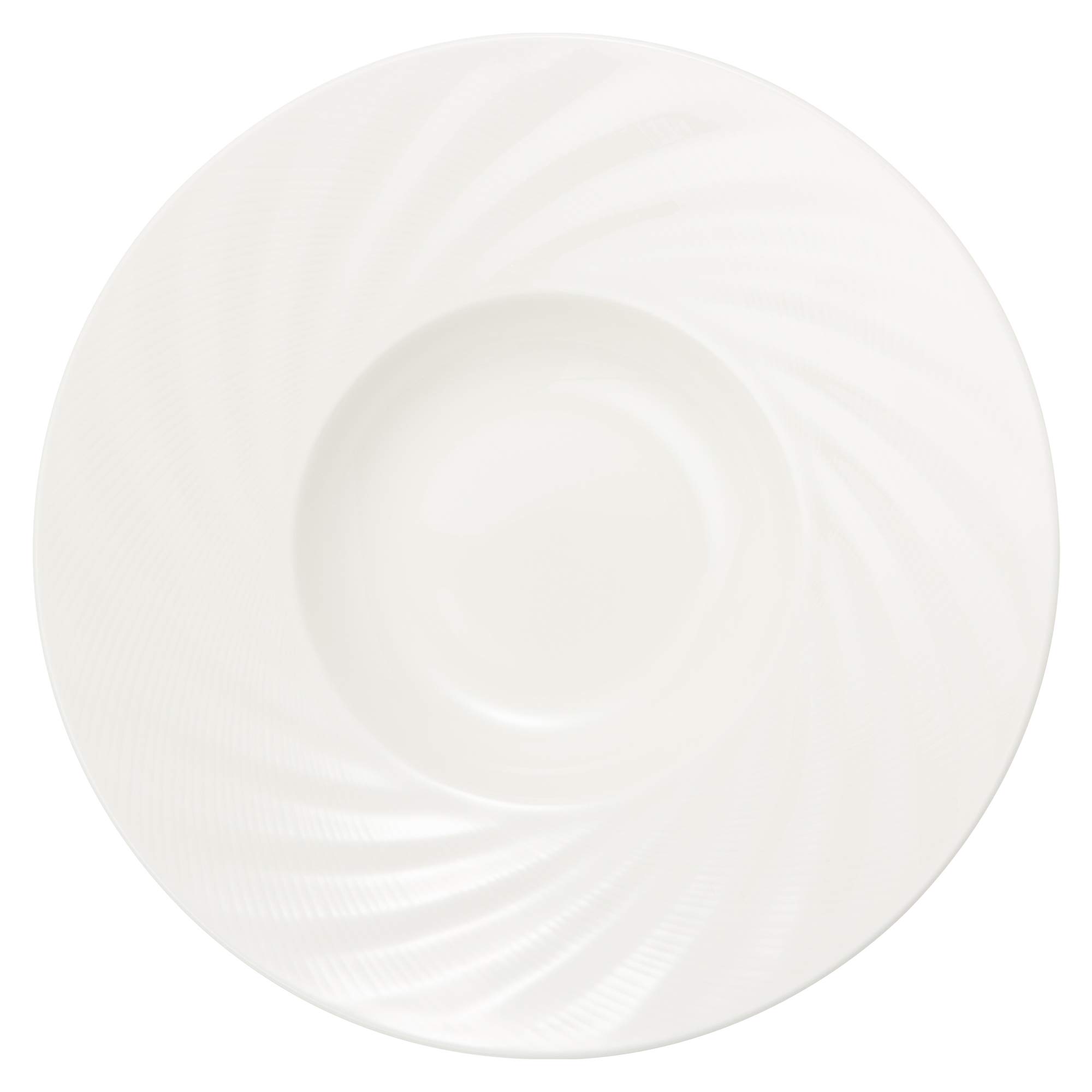 NARUMI Soup Plate, Sense White, 28cm, Pasta Plate, Rimmed Plate, White, Stylish, Simple, Microwave and Dishwasher Safe, 51800-5813