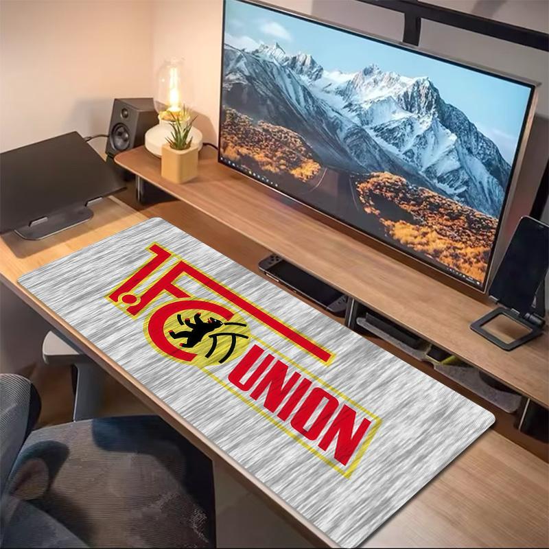1.FC Union Berlin Print  Cushion Non-slip Laptop Tablet Big Mousepad XXL Mat Mini PC Playmat With Lock Edge