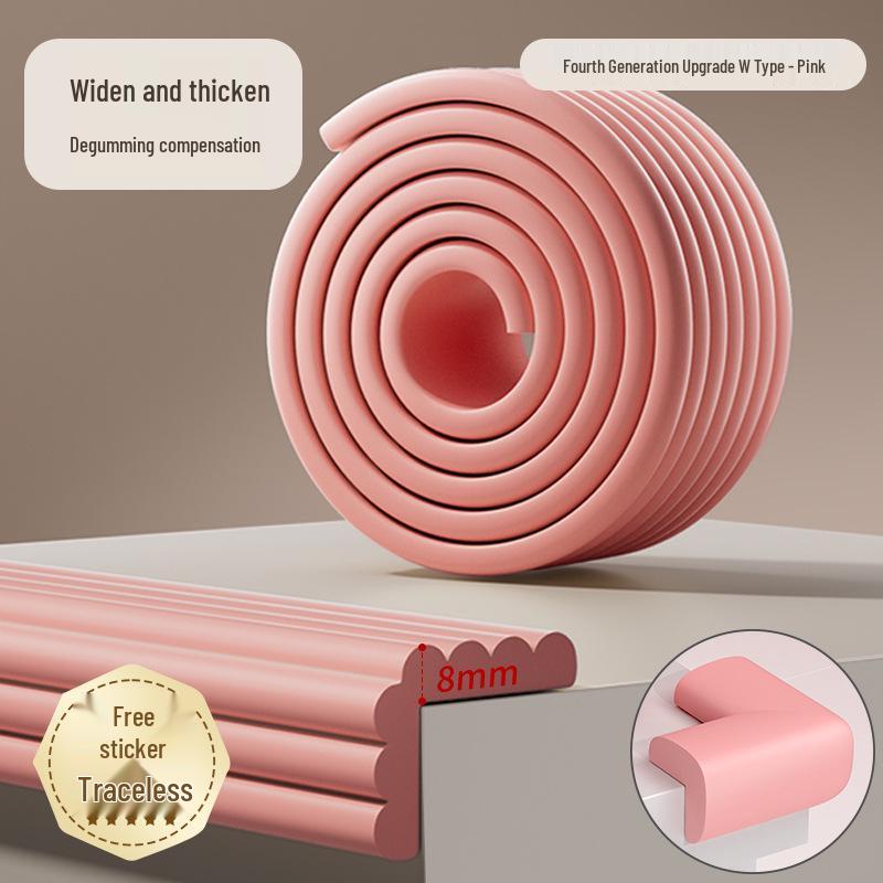 Children's Non-Toxic Soft Corner Guard - Eco-Friendly Anti-Collision Edge Protector for Tables and Walls
