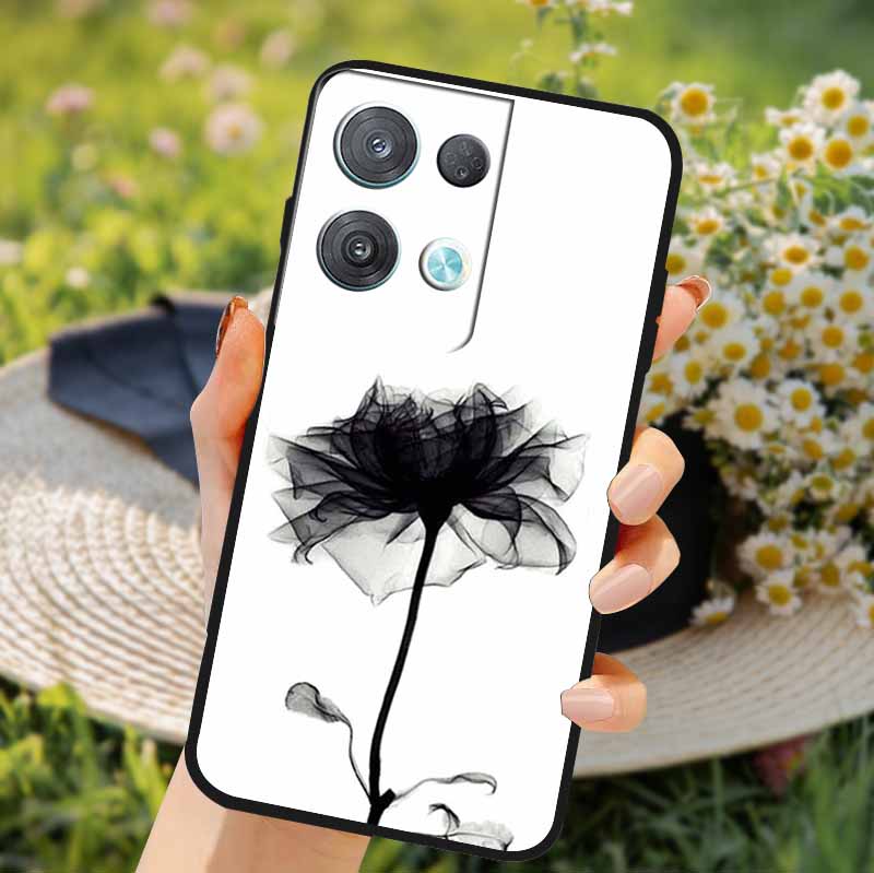 For OPPO Reno 8 Pro 5G Cases Fashion Soft Silicone TPU Shockproof Back Covers For OPPO Reno8 Pro + Plus Phone Case Protect Couqe