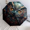 Mayan-styleanimals Pattern Pattern New Style Umbrella, 1 Piece Automatic Folding Umbrella, Portable Travel Umbrella, Outdoor Umbrella, Birthday Gift